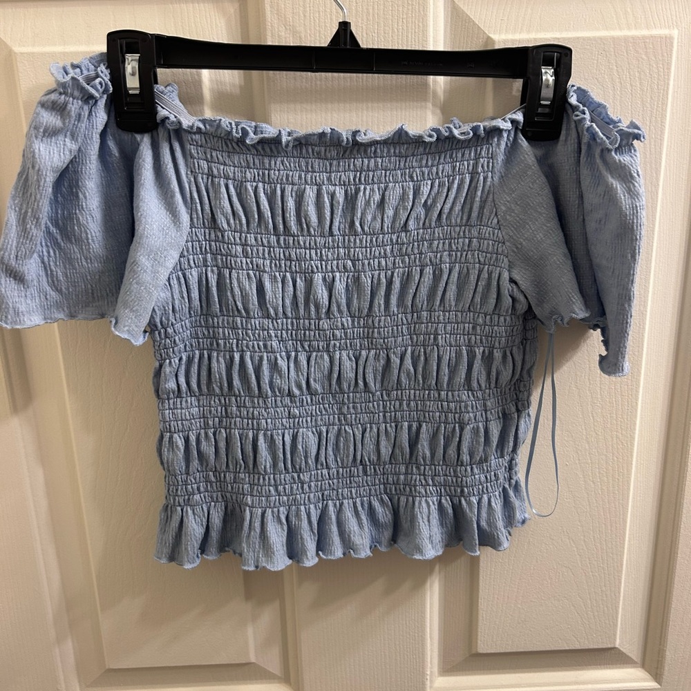 Blue Baby Tee